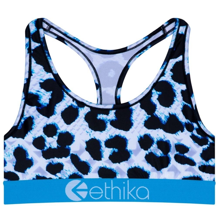 Ethika Stud Women\'s Sports Bra Leopard | MZ8502961