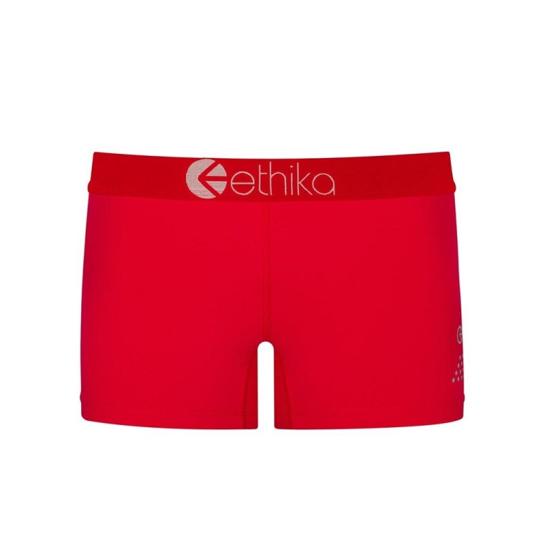 Ethika SubZero Neon Staple Girls' Underwear Red | CW6290581