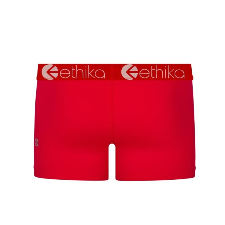 Ethika SubZero Neon Staple Girls' Underwear Red | CW6290581