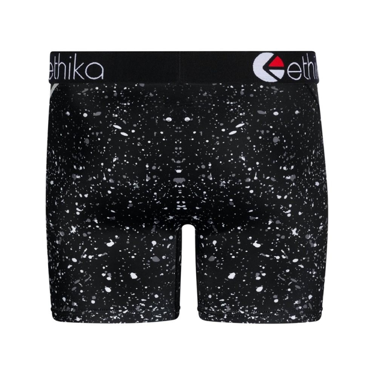 Ethika SubZero Oreo Men's Mid Boxers Black | DH2879614