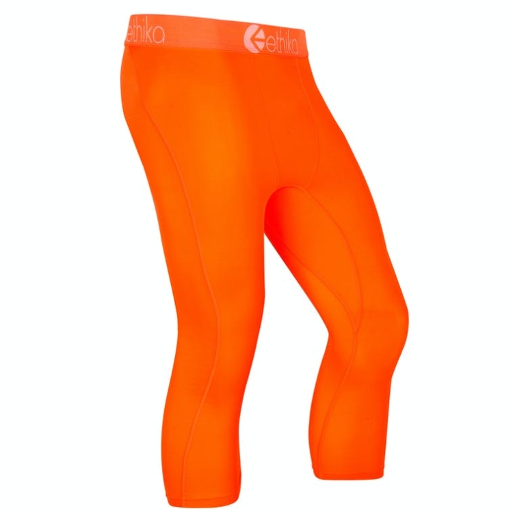 Ethika Subzero 3/4 Men's Tight Orange | CE2859437