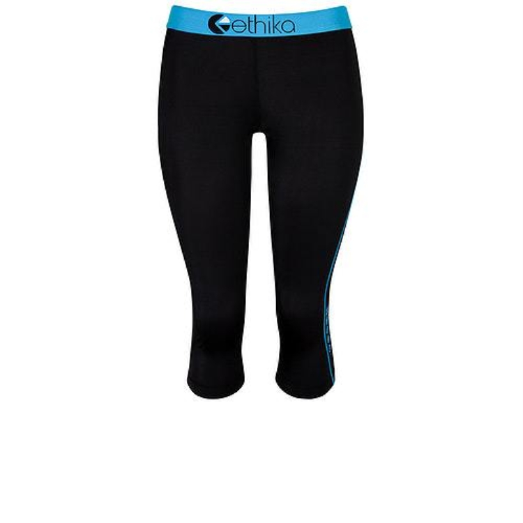 Ethika Subzero 3/4 Women\'s Tight Black Blue | TV7536491