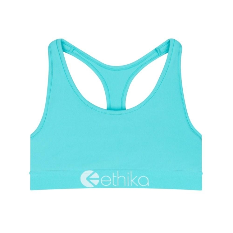 Ethika Subzero Performance Sports Girls\' Bras Turquoise | AV2859407