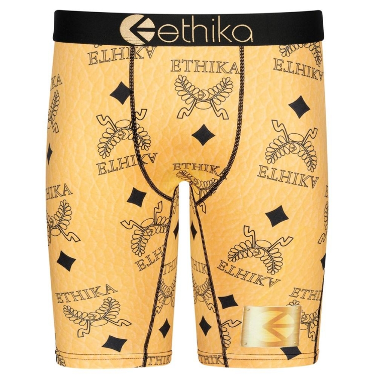 Ethika Sunday Bag Men\'s Staple Underwear Gold | FS7381904