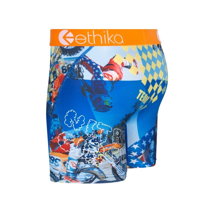 Ethika Team 199 Men's Mid Boxers Blue | YE3450762