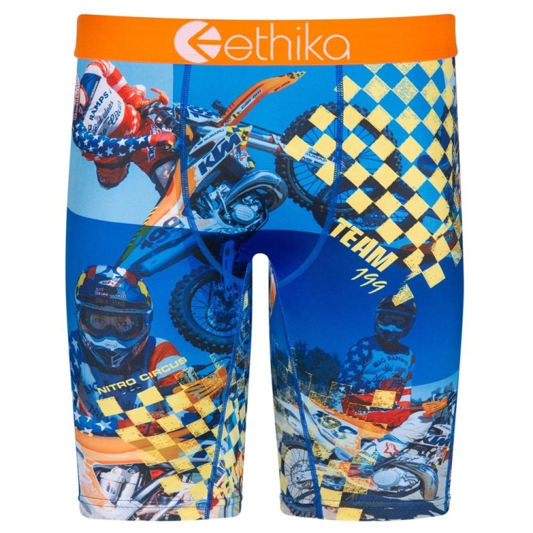 Ethika Team 199 Men\'s Staple Underwear Blue | EX4561987