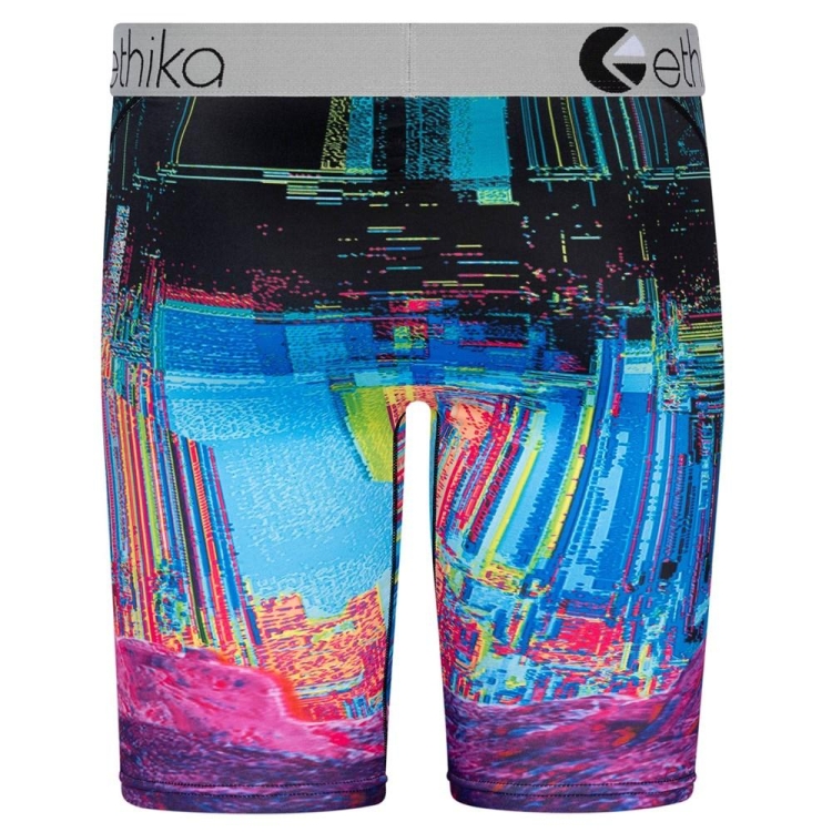 Ethika Technicolor 3D Men's Staple Underwear Multicolor | DJ7301589