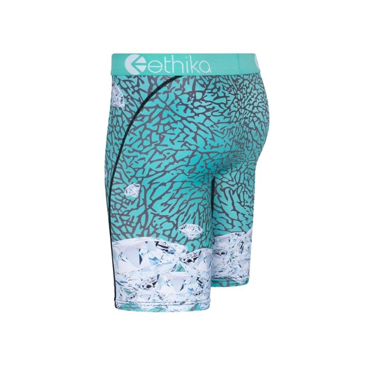 Ethika Tiff Diamond Staple Boys' Underwear Turquoise | QC0816597