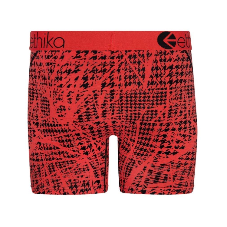 Ethika Traffic Cone Men's Mid Boxers Red | GJ9561302