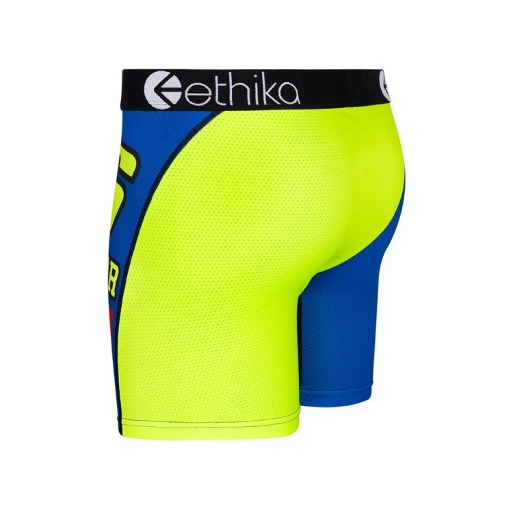 Ethika VR Jersey Men's Mid Boxers Blue Green | GD8724163