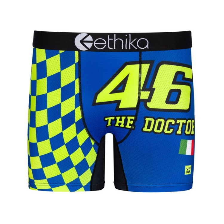 Ethika VR Jersey Men\'s Mid Boxers Blue Green | GD8724163