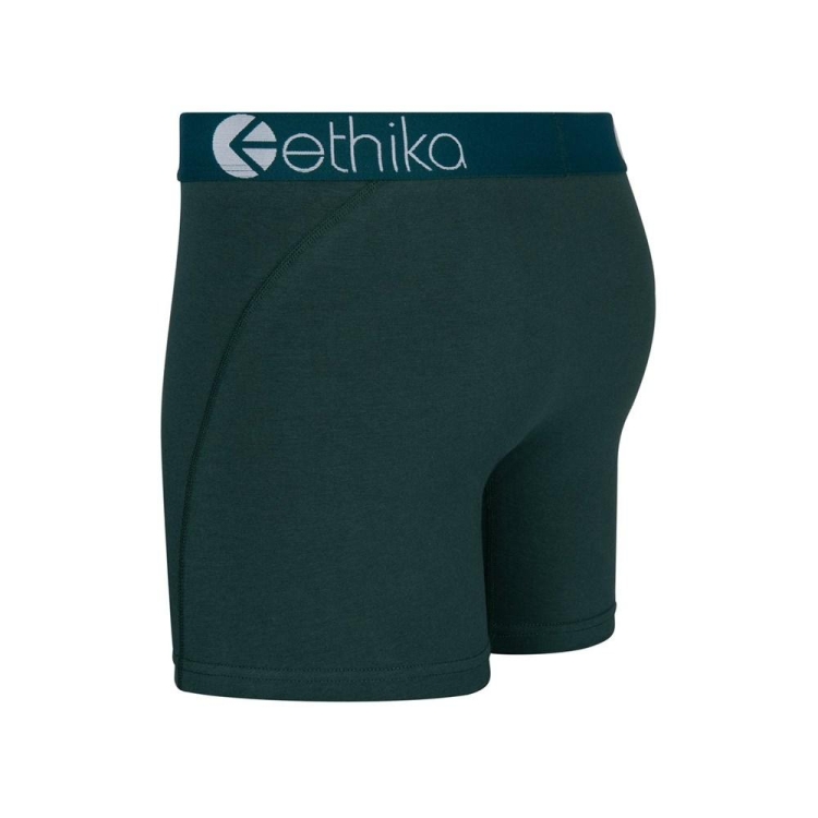 Ethika Victory Men's Mid Boxers Green | AJ7038954