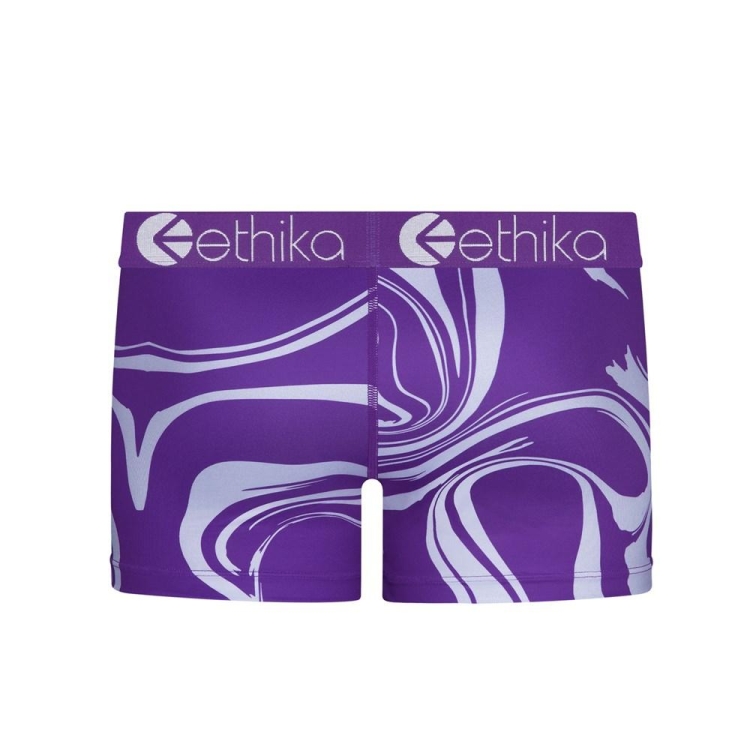 Ethika Wave Staple Girls' Underwear Purple | VZ9561207