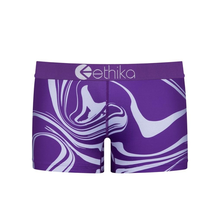 Ethika Wave Staple Girls\' Underwear Purple | VZ9561207